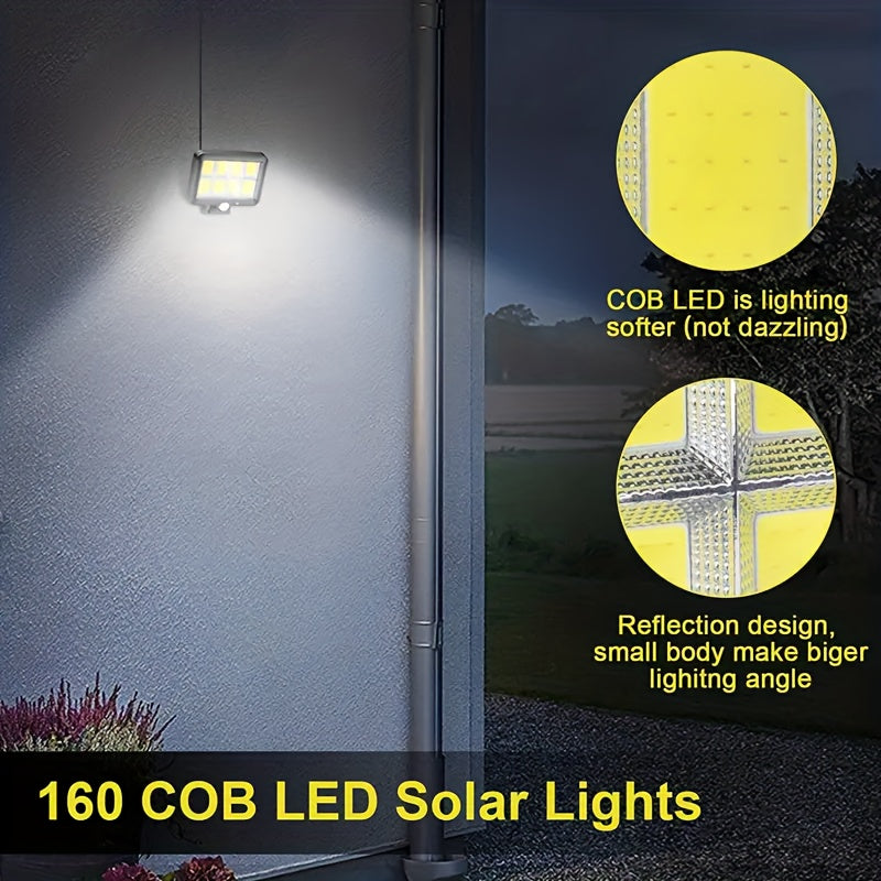 Moons Benn Solar-Powered LED Wall Light with Motion Sensor and 3 Lighting Modes, perfect for outdoor decor.