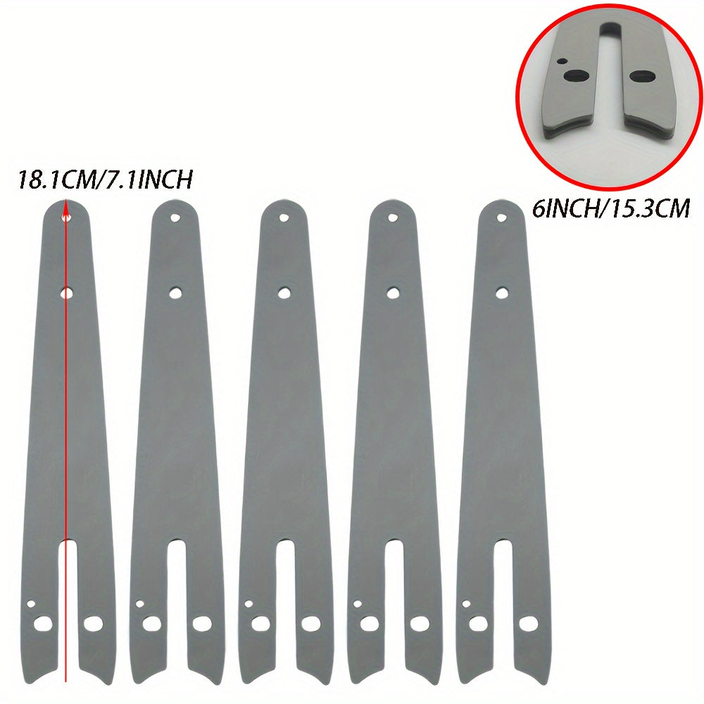 Chainsaw guide bar chain set for mini electric chainsaw, for wood cutting. Includes 4/6/8 inches chains and 1/4''P chain.