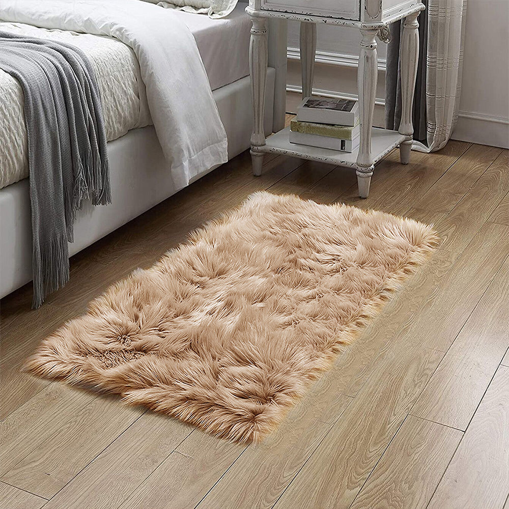 Plush Carpet Rug Perfect for Home Decor - Luxuriously Soft and Fluffy for Any Room in Your House