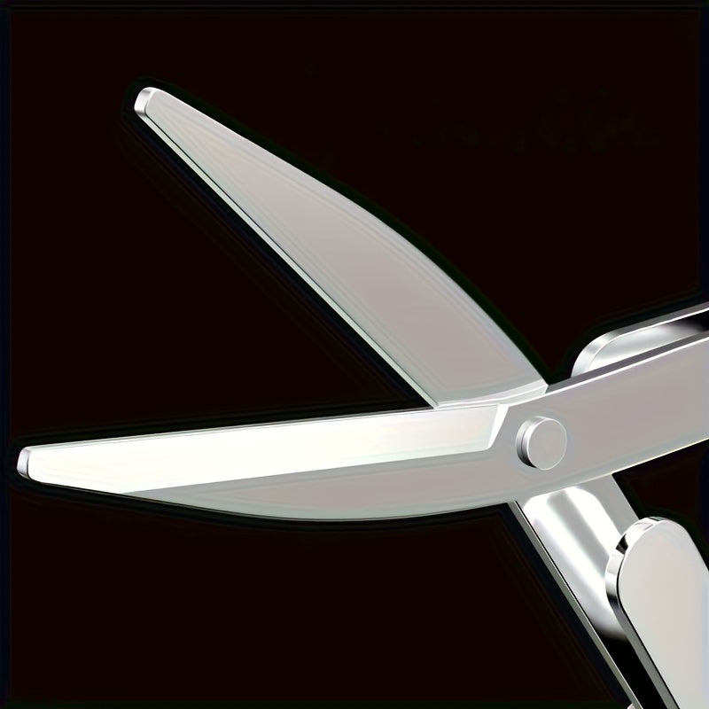 Stainless Steel Folding Scissors: Compact, Versatile, and Portable for Travel and Daily Use.