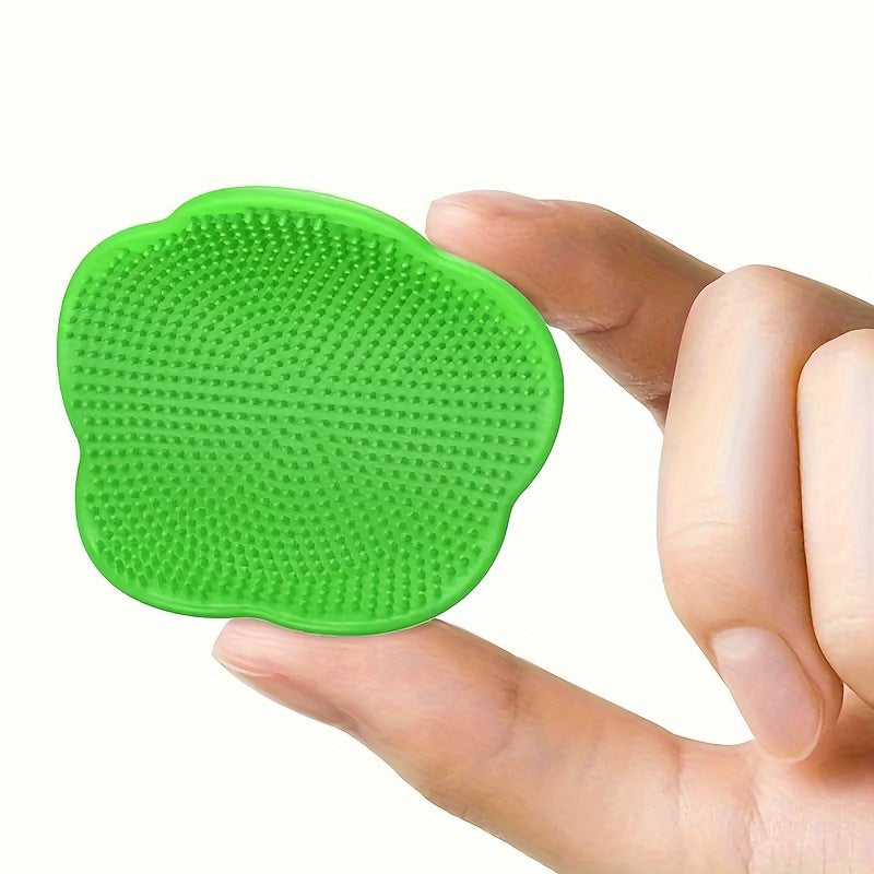 Set of 2 Baby Grooming & Healthcare Tools: Silicone Shampoo Brush and Gentle Comb for Ages 0-3