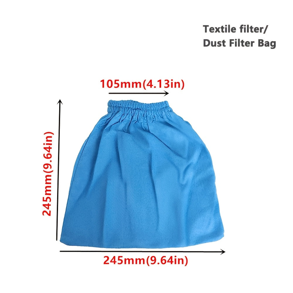 Get a single pack of premium cloth vacuum cleaner dust filter bags that work with Lidl/Parkside PNTS 1250, 1300, 1400, 1500 b3 models. These non-woven textile filter replacements are high-quality and efficient.