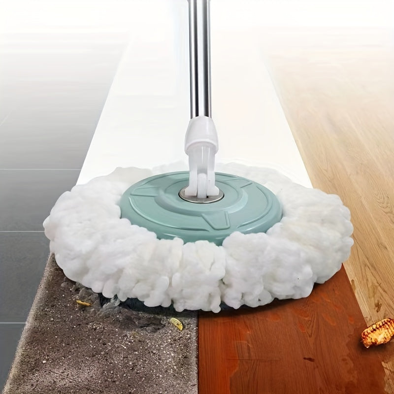 Versatile Hands-Free Spin Mop and Bucket Set - Ideal for Wet or Dry Cleaning on Various Floor Surfaces - Great for Home Cleaning, School Supplies, Marine Adventures & Holiday Season