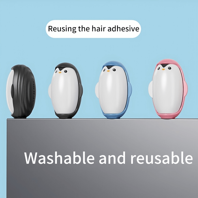 Reusable pet hair remover, portable lint roller made of plastic, suitable for cats, can be used on clothes, sofas, carpets, and cars.