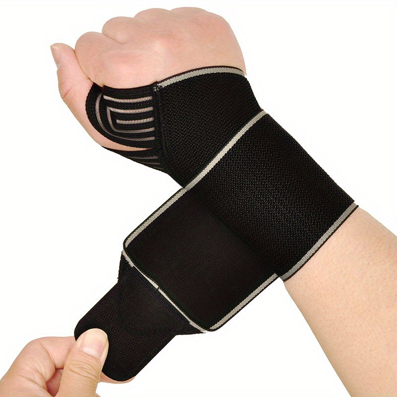 Adjustable wrist support strap for enhanced performance in weightlifting, sports, and daily activities