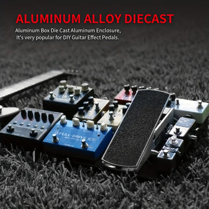 DIY Guitar Pedal Enclosure - Unfinished Aluminum Case for Effects, 1590B size