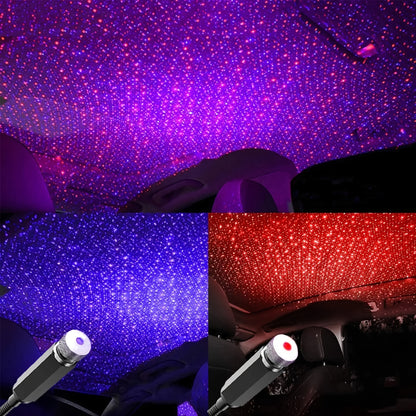 Car star light USB Interio light atmosphere light for indoor and outdoor projection in car.