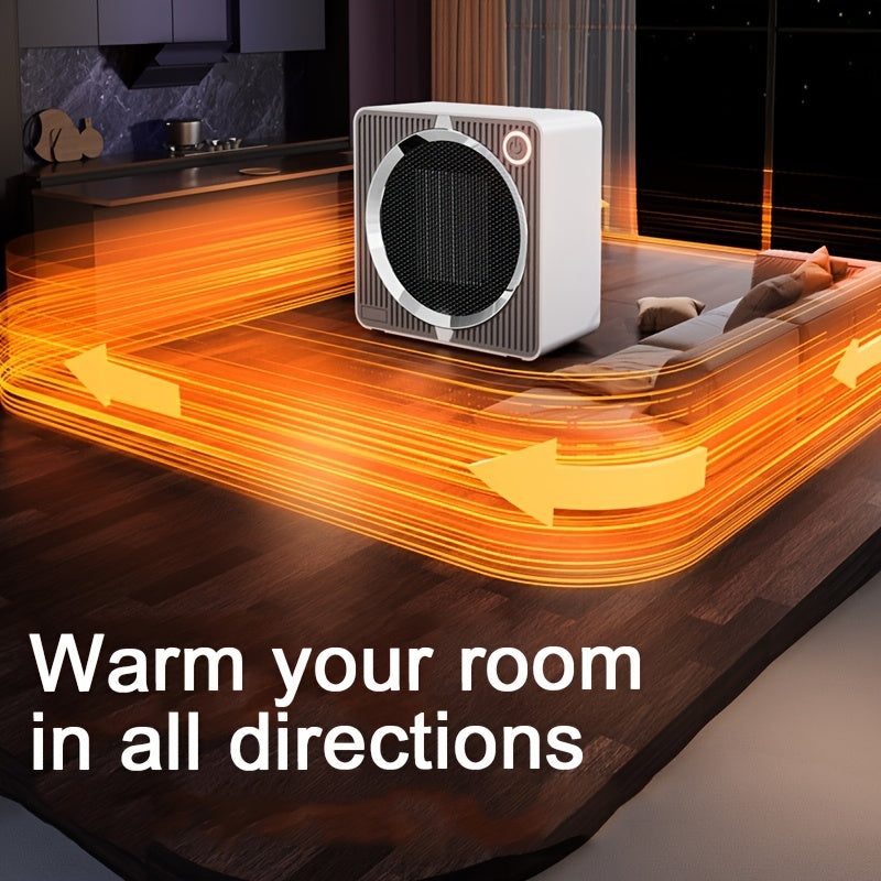 The 500W Square Space Heater offers fast, efficient heating with quiet operation. Its compact design and European standard plug make it ideal for indoor use. This heater is perfect for gifting during Christmas and Thanksgiving.