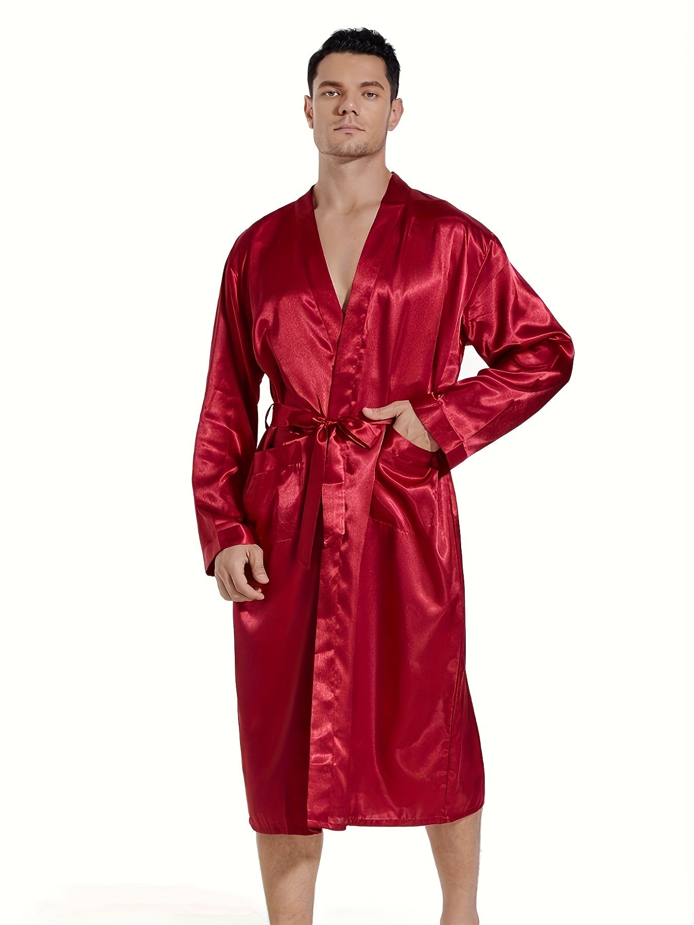 Men's KING Printed Robe for Home Pajamas.