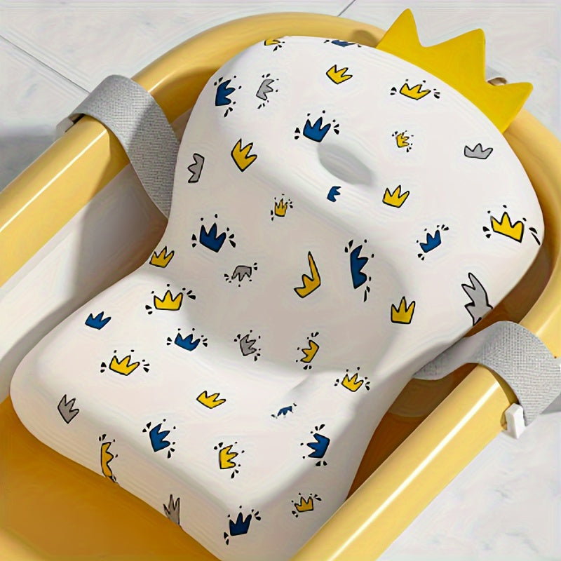 Support your baby during bath time with the PanLynner Baby Bath Seat. This non-slip cushion is suitable for infants to toddlers aged 0-3 years old. Made from soft polyester material, this bath mat includes a safety strap for added security.