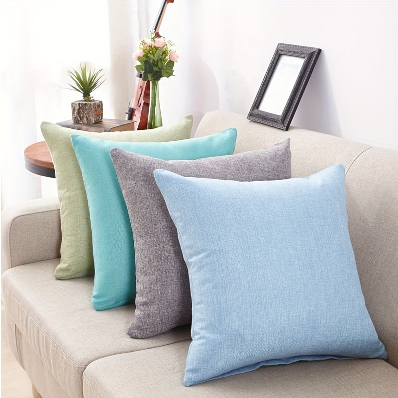 Solid color throw pillow cover for living room and bedroom decor. Pillow insert not included.