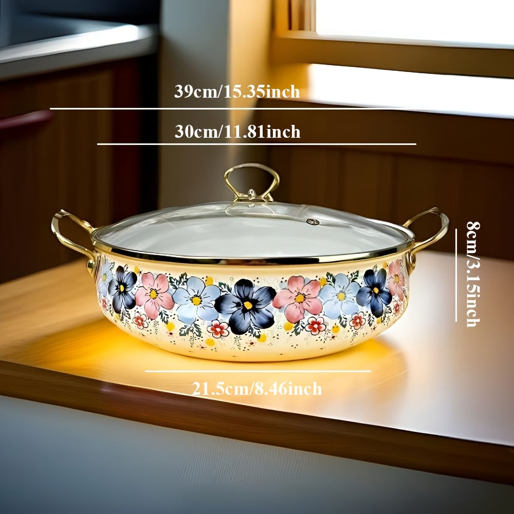 The Elegance of Enamel Porcelain: Three Flower Colors with Stunning Golden Borders