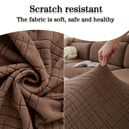 Jacquard sofa cover suitable for all seasons, protects sofa cushions in bedrooms, offices, living rooms, and home décor.