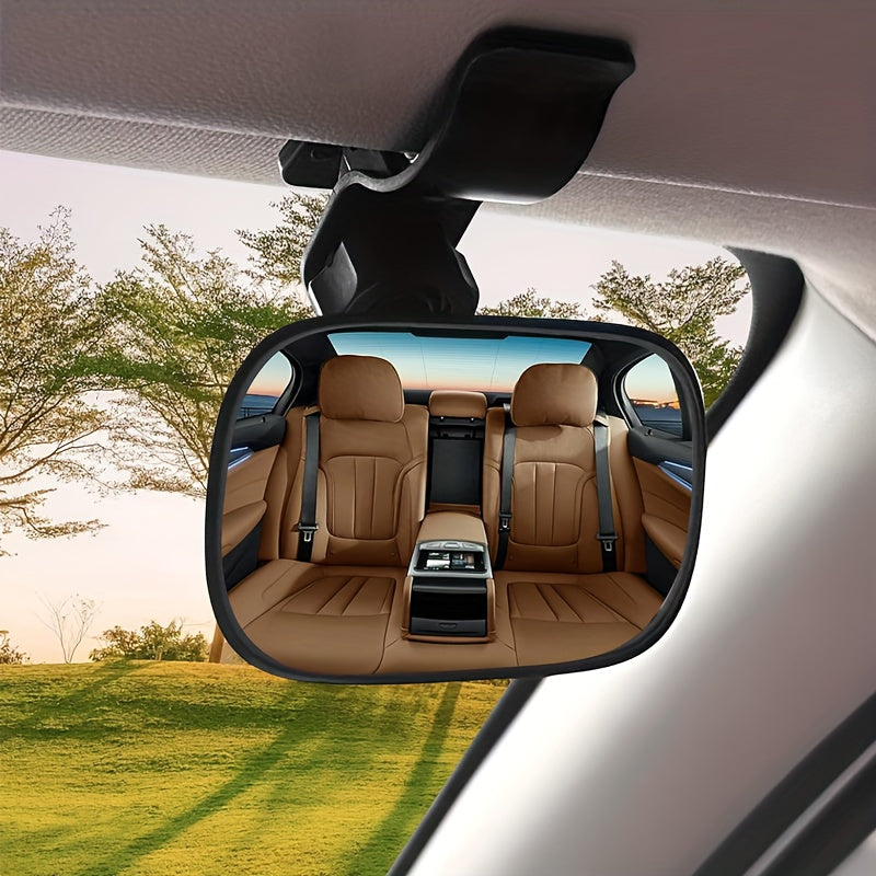 Adjustable Car Rear View Mirror for Cars SUVs Trucks with Right Wide Angle Convex Mirror, Perfect for Backseat Viewing, Ideal Automotive Interior Accessory