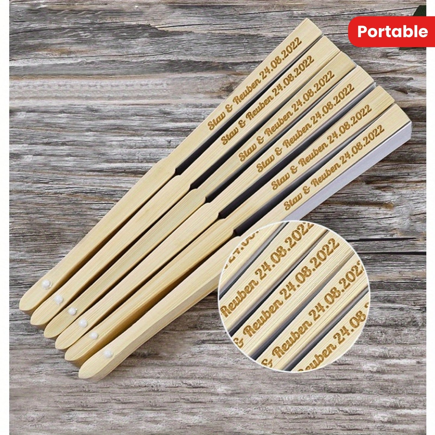 Stylish and Portable Bamboo Silk Hand Fan - Perfect for Weddings, Parties, and Gifts