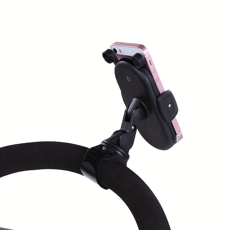 Enhance Your Baby's Stroller with a 360° Rotating Phone Holder in Black, White, and Pink!