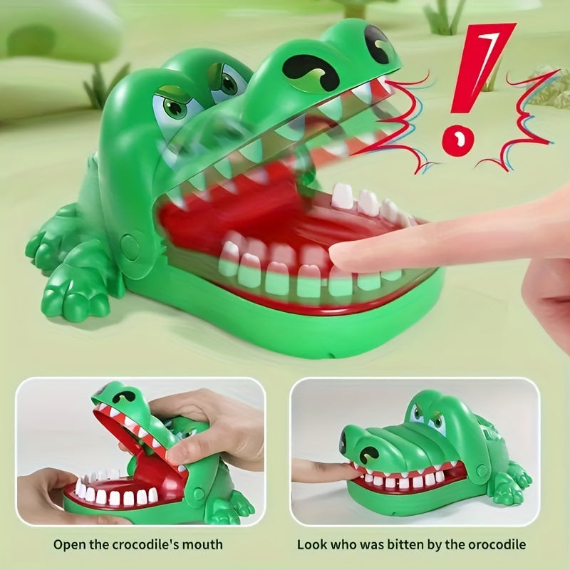 2025 Big Crocodile Dentist Game: Funny, durable plastic toy for party fun and gift-giving