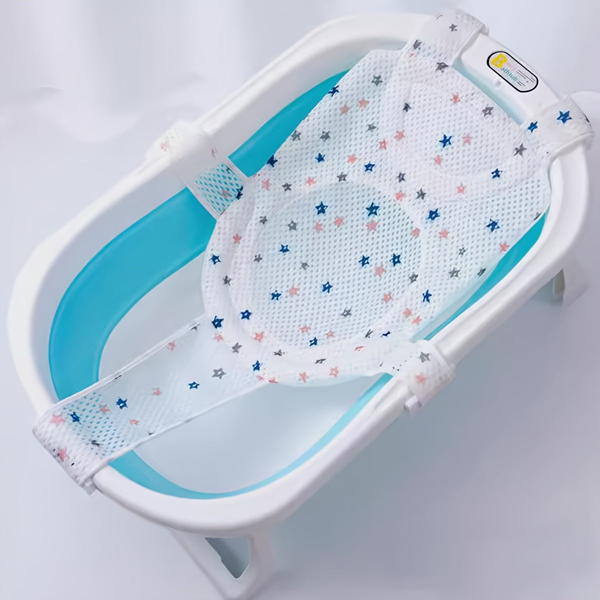 The Youngsters' Breathable Bath Support features a T-shaped mesh net with 5 buckles, providing a non-slip floating mat for safe and fun bath time. It makes a perfect gift for the holiday season, Autumn Festival, or Thanksgiving. Available in white and