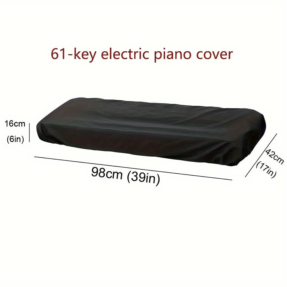 Protect your piano with our Premium Black Dust Cover for Keyboards. Designed to resist pet hair and dirt, with easy access to small parts. Perfect for home or studio use, this cover is a must-have piano accessory.