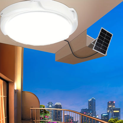 1 solar ceiling light for indoor and outdoor use, ideal for garden and home decoration.