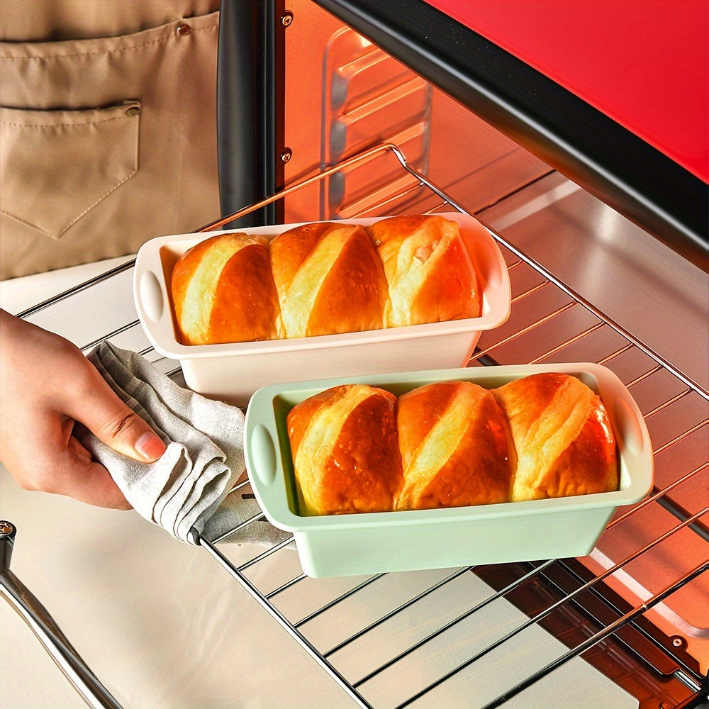 Silicone Loaf Pan- Baking Bread and Toast Making Tool, Non-Stick Bakeware (19.56cm X 9.4cm) - Oven and Kitchen Accessories