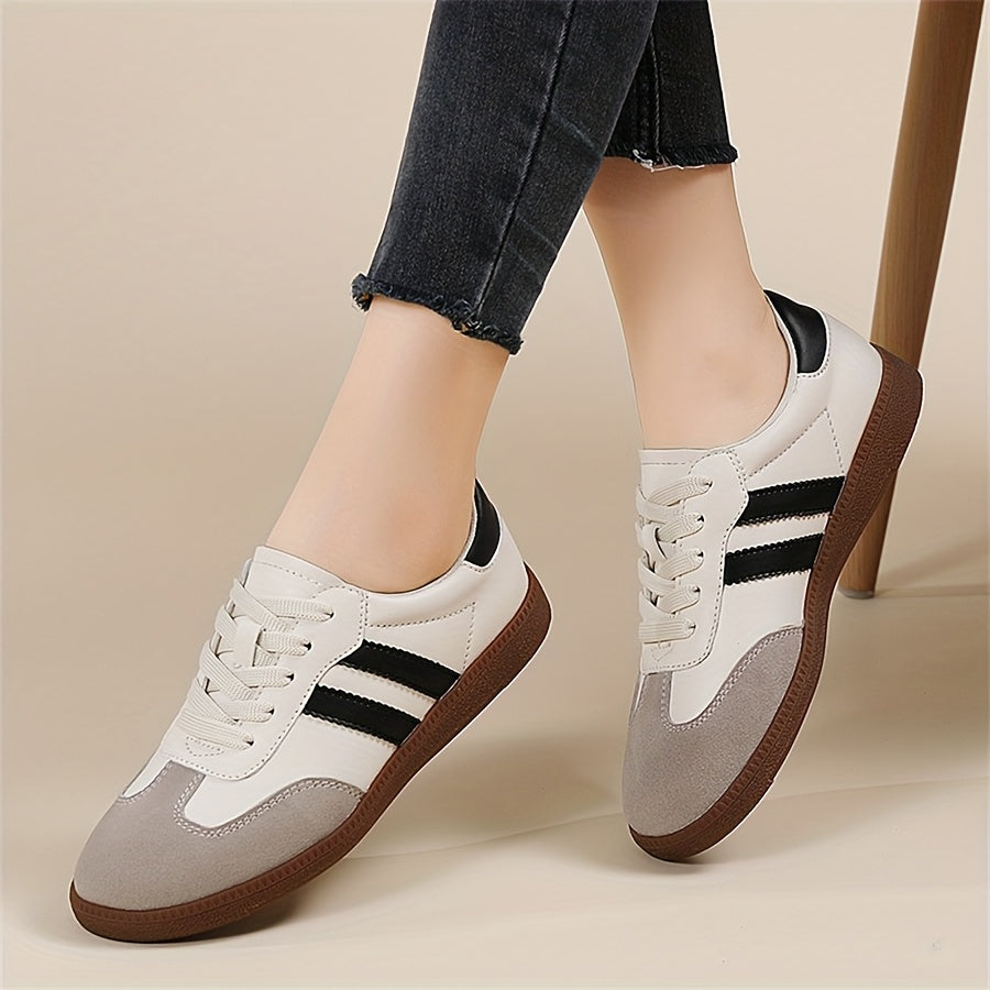 German Training Shoes, Women Sneakers, Samba Casual Sports Shoes with Soft Sole in Campus Style, All-Match