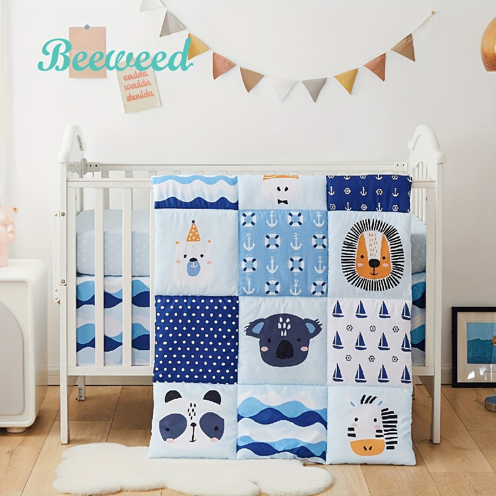 Soft and cozy 3-piece microfiber crib bedding set perfect for boys and girls, ensuring a restful night's sleep!