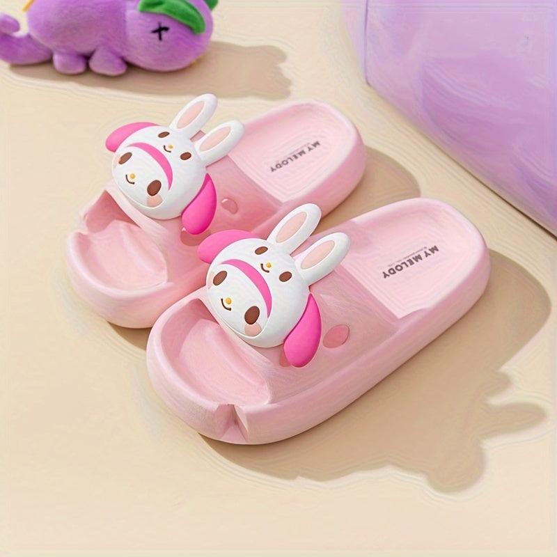 Sanrio Kuromi Girls' Slippers - Non-Slip EVA Footwear, Cute Style, All Seasons