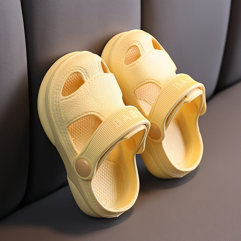 Kids' Summer Slip-On Sandals - Breathable EVA Material, Non-Slip Sole, Ideal for Indoor/Outdoor Wear.