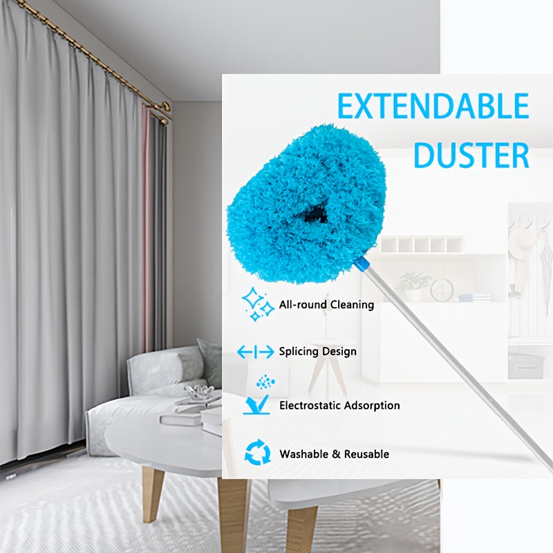 Microfiber Ceiling Fan Cleaner - The Ultimate Dust Removal Tool for High Ceilings made of Washable Plastic Material