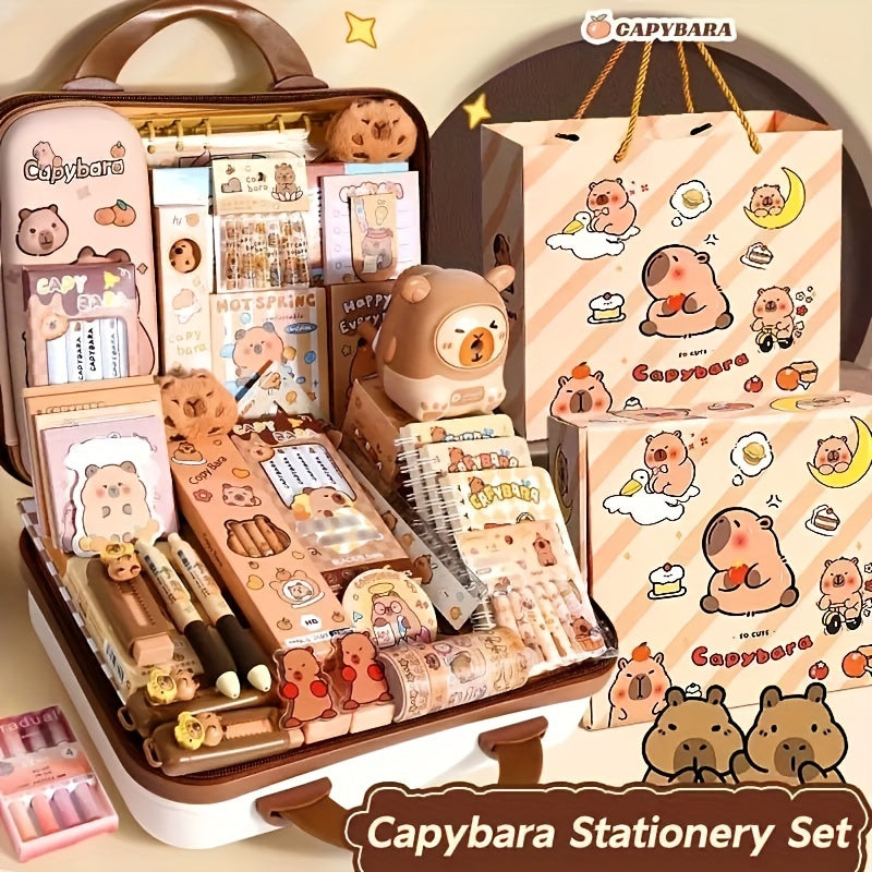 38-piece stationery gift set with a cute dolphin theme, perfect for students and animal lovers.