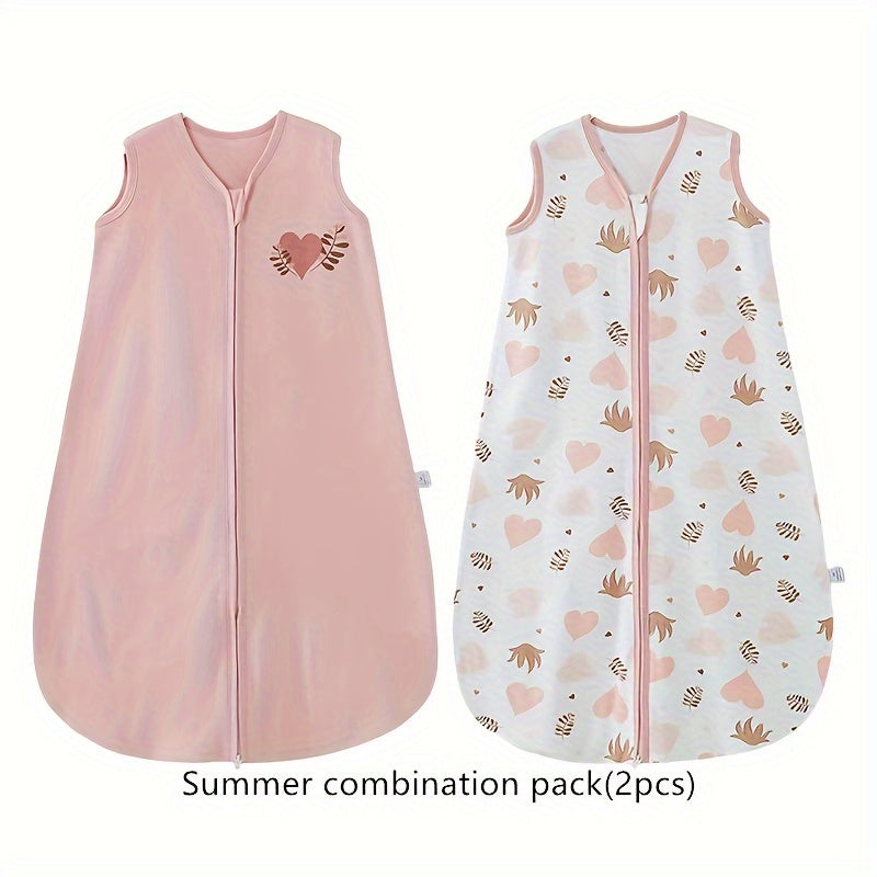 New for the summer season, this single-layer sleeveless youngsters' sleeping bag comes in a two-piece set with a 0.5 tog rating.