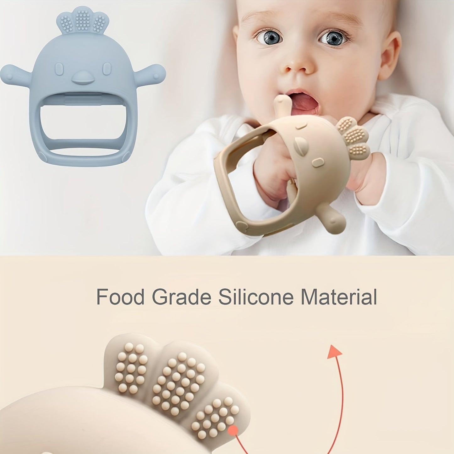 Silicone Teether Toy - Perfect Gift for Thanksgiving and Christmas