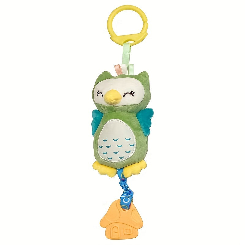 WELLFAR Plush Wind Chime Toy for Kids - Cute Cartoon Animal Bell Pendant, Made of Soft Fabric, Available in Various Colors