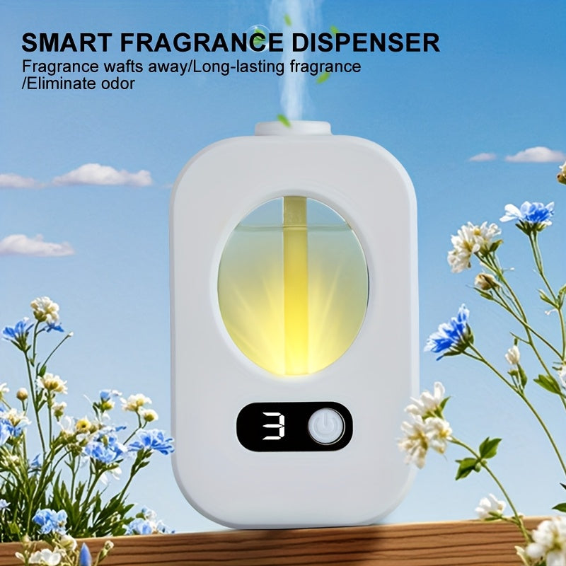 USB-rechargeable aromatherapy diffuser and humidifier keeps rooms fresh with cool mist and nightlight. Ideal for use in various spaces, including rooms, offices, bathrooms, and toilets.