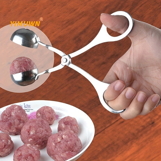 Making homemade meatballs and fish balls is easy and healthy with this stainless steel kitchen accessory - the perfect solution for your cooking needs.