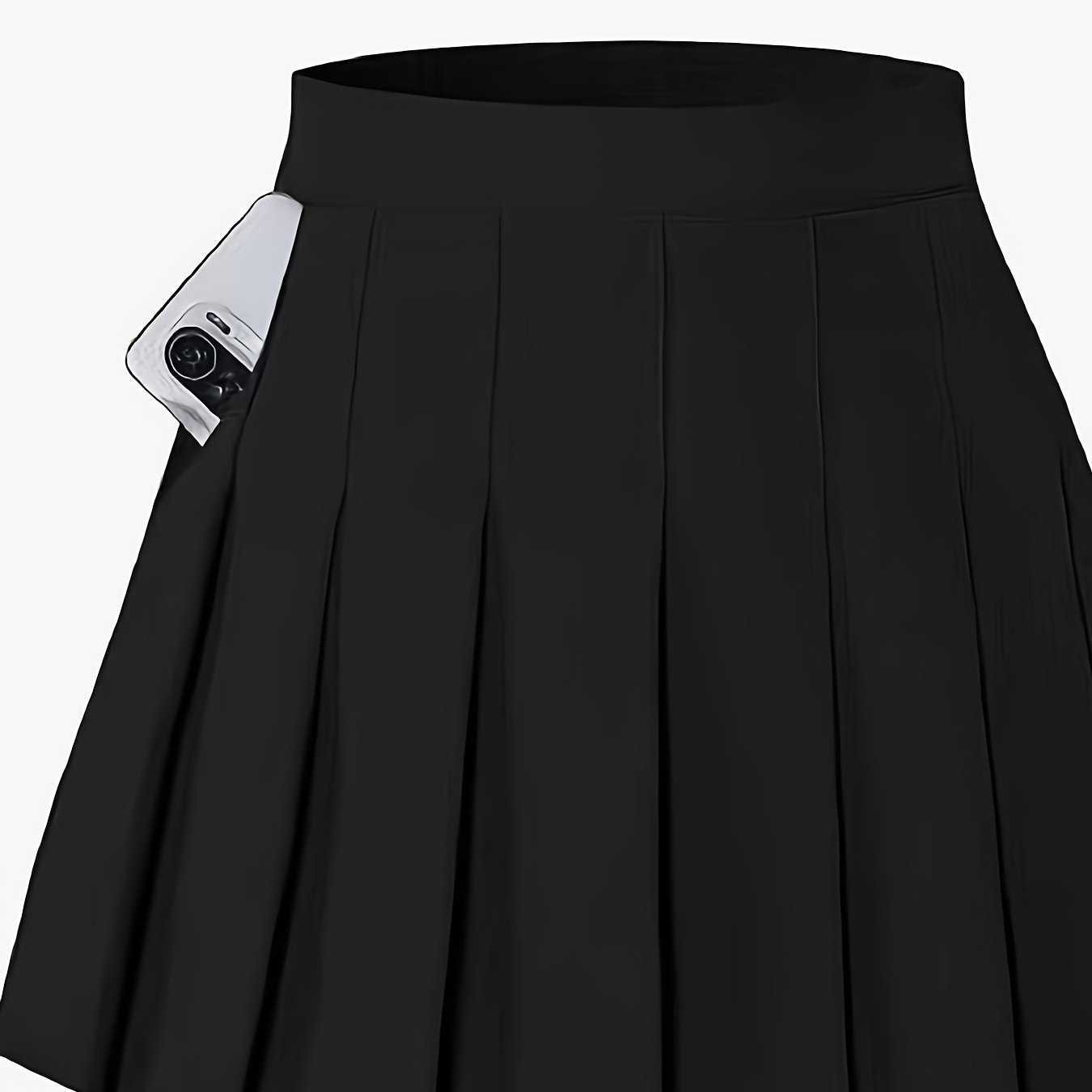 A versatile pleated skirt for campus sports with a unique pocket on the right side. Ideal for outdoor school activities.