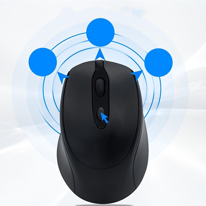 Wireless rechargeable dual-mode mouse for all devices.