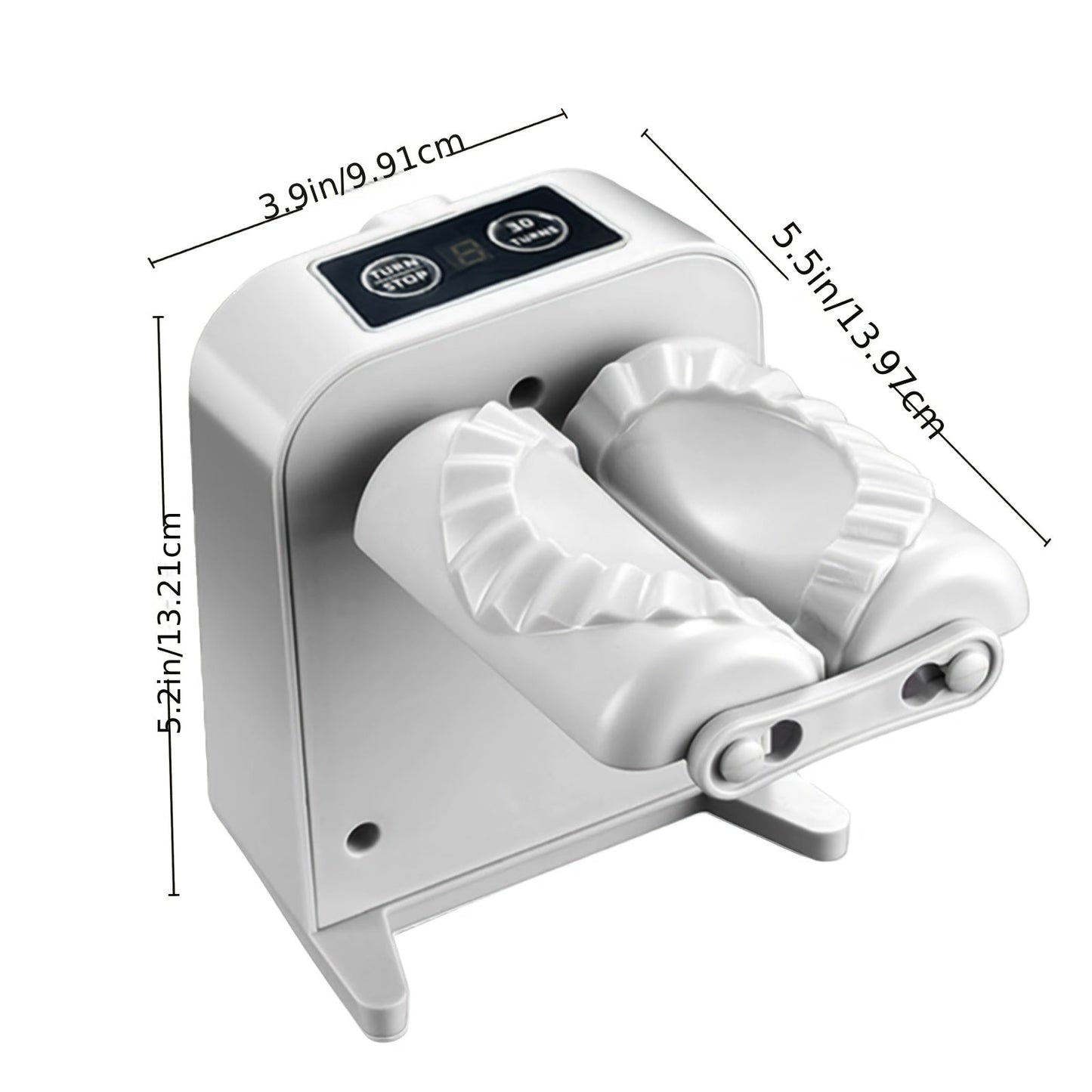 Introducing the latest innovation in home cooking: a rechargeable fully automatic dumpling-making machine! With the capacity to make 1500 dumplings on a full charge, this machine is perfect for any kitchen. It's an ideal gift for New Year, holidays