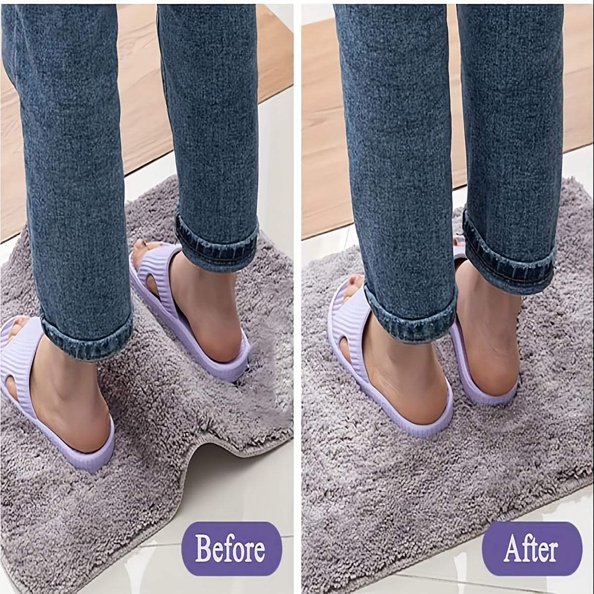 Get 8, 12, or 16 reusable washable carpet holders for hardwood floors and area rugs. This double sided carpet tape is non-slip and perfect for corners. Say goodbye to slipping and sliding carpets on wood and tile floors with this non-slip carpet sticker