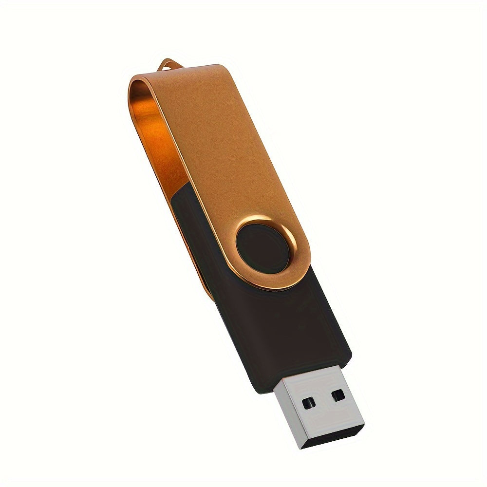 High-speed USB flash drive in various capacities for securely storing files, compatible with multiple devices.