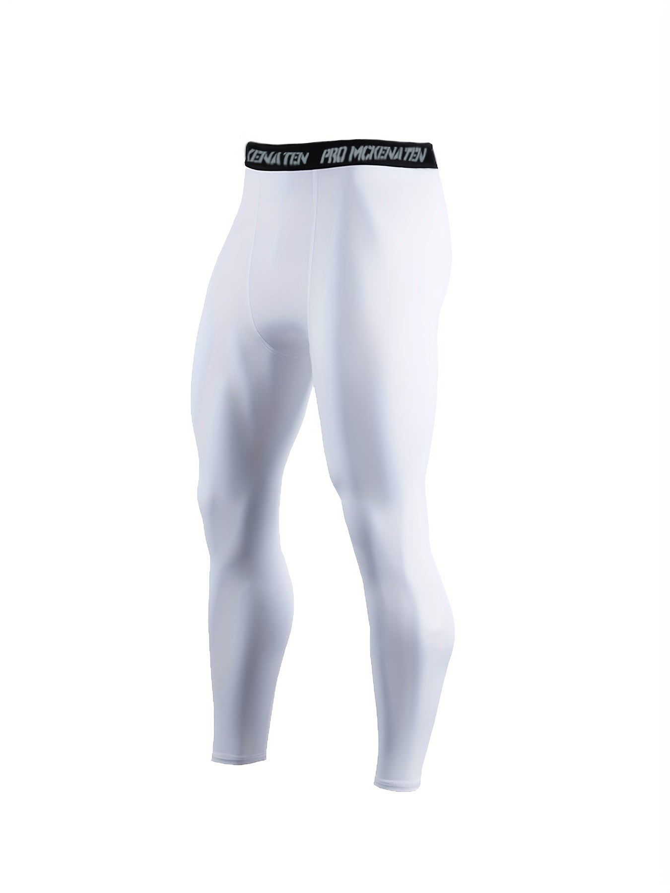 Men's compression pants for basketball, running, and gym workouts.