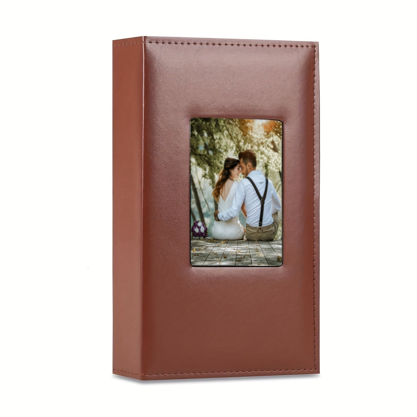 This premium PU leather photo album can store up to 300 4x6 photos, making it perfect for preserving memories from family events, weddings, anniversaries, travels, graduations, and more. With its large capacity and elegant design, it also makes an ideal