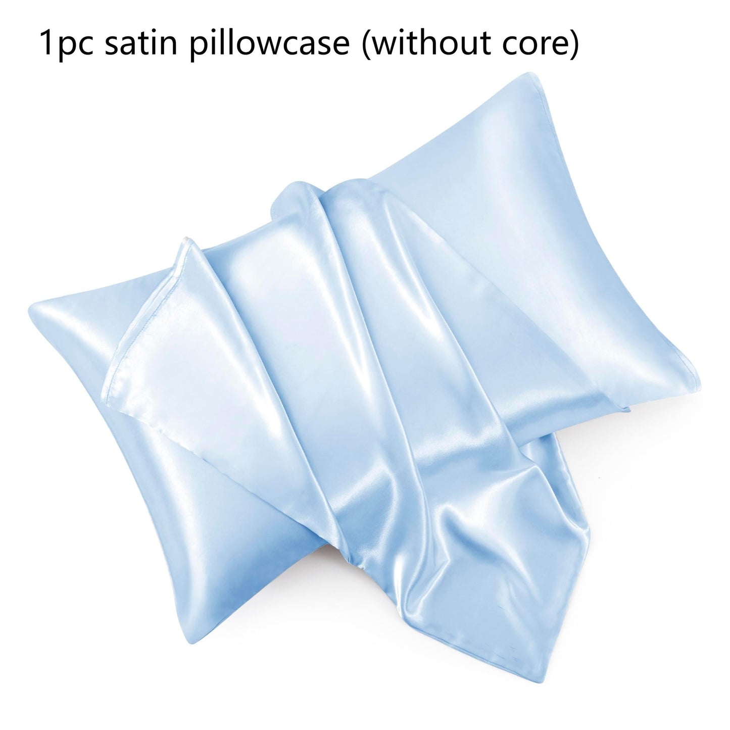 Purchase the luxurious Cool Soft Deluxe Satin pillowcases in black, measuring 50.8x76.2 cm. These pillowcases are designed specifically for hair and skin care. The set includes one Queen Size satin pillowcase with envelope closure, perfect for keeping