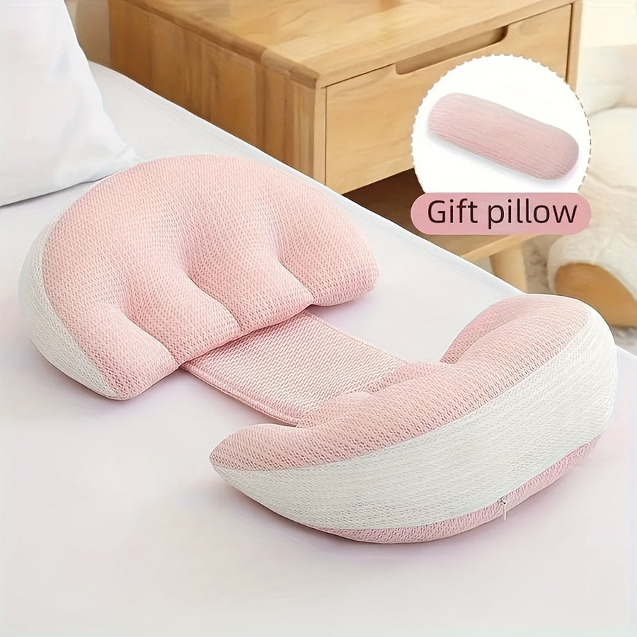 Expecting mothers' perfect companion - Pregnancy Pillow: Customizable, Plush, and Supportive for Back, Legs, and Belly