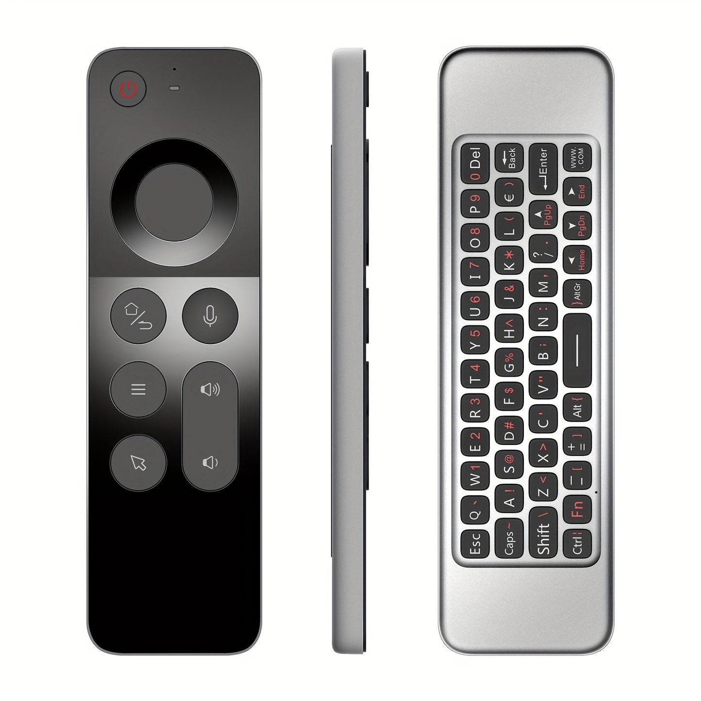 W3 Air Mouse Remote with Voice and Motion Control, Keyboard, Infrared, and Learning Function.