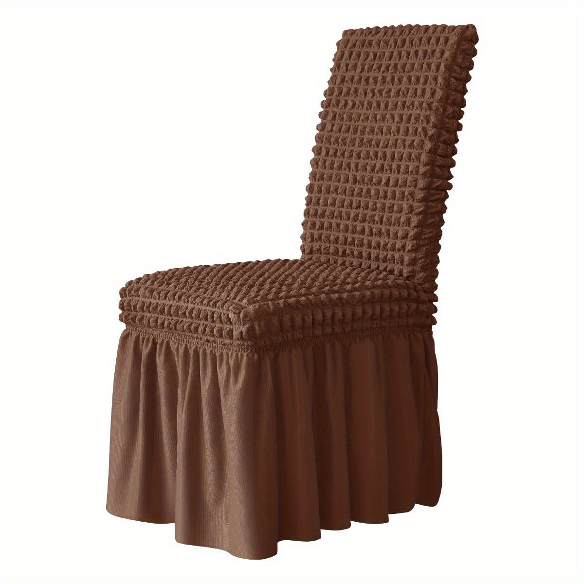 Elegant Bubble Grid Slipcover for Dining Chairs - Ideal for Weddings, Dining Rooms, Offices, Banquets, and Home Decor