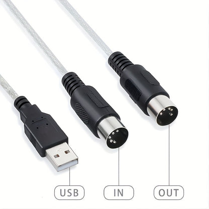 USB2.0 MIDI Editing Cable for electronic pianos