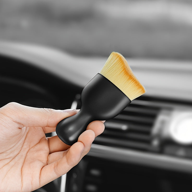 Portable and Easy-to-Use Handheld Cleaning Brushes for Cars, Small Brush Included, Ideal for Home and Automotive Use