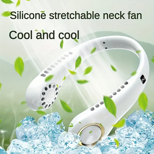 The JKUOO Portable Mini USB Fan is designed for convenience and comfort, featuring adjustable speed settings and a wearable neck design. With high-speed air circulation and push button control, this fan is perfect for both indoor and outdoor use. Made of